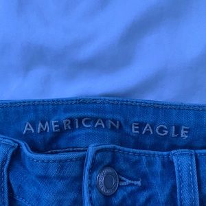 American Eagle, stretchy, ripped, high rise, jeggings.
